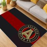 mls atlanta united fc soccer team logo sport carpet area rug home decor gift living room aufc100