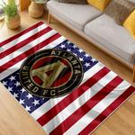 mls atlanta united fc soccer team logo sport carpet area rug home decor gift living room aufc101