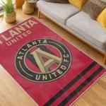 mls atlanta united fc soccer team logo sport carpet area rug home decor gift living room aufc102