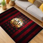 mls atlanta united fc soccer team logo sport carpet area rug home decor gift living room aufc103