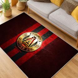 MLS Atlanta United Fc Soccer Team Logo Sport Carpet Area Rug Home Decor Gift AUFC104