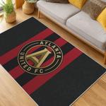 mls atlanta united fc soccer team logo sport carpet area rug home decor gift living room aufc106