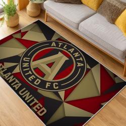 MLS Atlanta United Fc Soccer Team Logo Sport Carpet Area Rug Home Decor Gift AUFC13