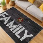 mls atlanta united fc soccer team logo sport carpet area rug home decor gift living room aufc17