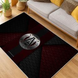MLS Atlanta United Fc Soccer Team Logo Sport Carpet Area Rug Home Decor Gift AUFC19