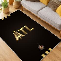 MLS Atlanta United Fc Soccer Team Logo Sport Carpet Area Rug Home Decor Gift AUFC24
