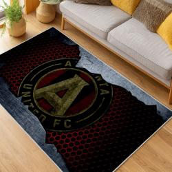 MLS Atlanta United Fc Soccer Team Logo Sport Carpet Area Rug Home Decor Gift AUFC25