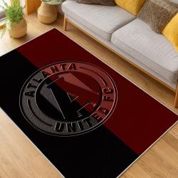 MLS Atlanta United Fc Soccer Team Logo Sport Carpet Area Rug Home Decor Gift AUFC26