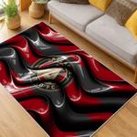 mls atlanta united fc soccer team logo sport carpet area rug home decor gift living room aufc28