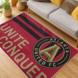 MLS Atlanta United Fc Soccer Team Logo Sport Carpet Area Rug Home Decor Gift AUFC34
