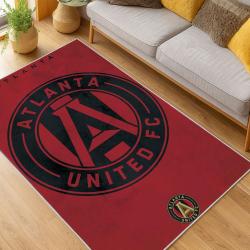 MLS Atlanta United Fc Soccer Team Logo Sport Carpet Area Rug Home Decor Gift AUFC35