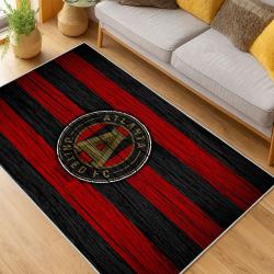 MLS Atlanta United Fc Soccer Team Logo Sport Carpet Area Rug Home Decor Gift AUFC36