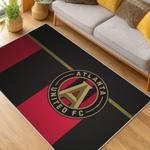 mls atlanta united fc soccer team logo sport carpet area rug home decor gift living room aufc37