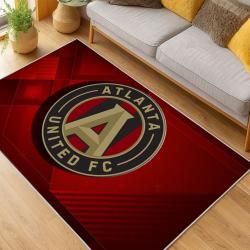 MLS Atlanta United Fc Soccer Team Logo Sport Carpet Area Rug Home Decor Gift AUFC39
