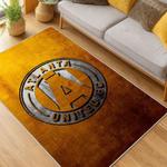 mls atlanta united fc soccer team logo sport carpet area rug home decor gift living room aufc40