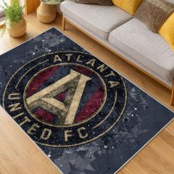 MLS Atlanta United Fc Soccer Team Logo Sport Carpet Area Rug Home Decor Gift AUFC41