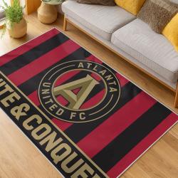 MLS Atlanta United Fc Soccer Team Logo Sport Carpet Area Rug Home Decor Gift AUFC42