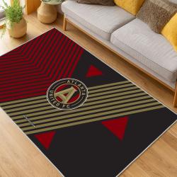 MLS Atlanta United Fc Soccer Team Logo Sport Carpet Area Rug Home Decor Gift AUFC43