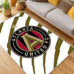 mls atlanta united fc soccer team logo sport carpet area rug home decor gift living room aufc45