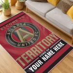 mls atlanta united fc soccer team logo sport carpet area rug home decor gift living room aufc47