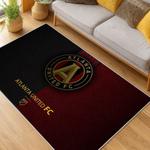 mls atlanta united fc soccer team logo sport carpet area rug home decor gift living room aufc51