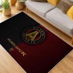 MLS Atlanta United Fc Soccer Team Logo Sport Carpet Area Rug Home Decor Gift AUFC51