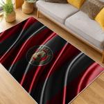 mls atlanta united fc soccer team logo sport carpet area rug home decor gift living room aufc53