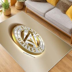MLS Atlanta United Fc Soccer Team Logo Sport Carpet Area Rug Home Decor Gift AUFC56