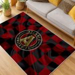 mls atlanta united fc soccer team logo sport carpet area rug home decor gift living room aufc57