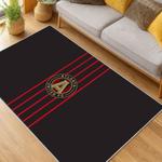 mls atlanta united fc soccer team logo sport carpet area rug home decor gift living room aufc6