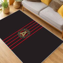 MLS Atlanta United Fc Soccer Team Logo Sport Carpet Area Rug Home Decor Gift AUFC6