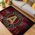mls atlanta united fc soccer team logo sport carpet area rug home decor gift living room aufc60