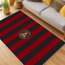 MLS Atlanta United Fc Soccer Team Logo Sport Carpet Area Rug Home Decor Gift AUFC61
