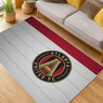 mls atlanta united fc soccer team logo sport carpet area rug home decor gift living room aufc63
