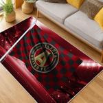 mls atlanta united fc soccer team logo sport carpet area rug home decor gift living room aufc64