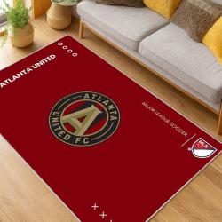 MLS Atlanta United Fc Soccer Team Logo Sport Carpet Area Rug Home Decor Gift AUFC68