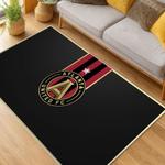mls atlanta united fc soccer team logo sport carpet area rug home decor gift living room aufc72