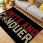 mls atlanta united fc soccer team logo sport carpet area rug home decor gift living room aufc74