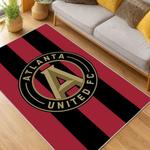 mls atlanta united fc soccer team logo sport carpet area rug home decor gift living room aufc78
