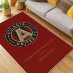 mls atlanta united fc soccer team logo sport carpet area rug home decor gift living room aufc79