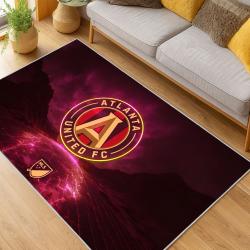 MLS Atlanta United Fc Soccer Team Logo Sport Carpet Area Rug Home Decor Gift AUFC8