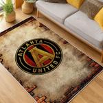 mls atlanta united fc soccer team logo sport carpet area rug home decor gift living room aufc81