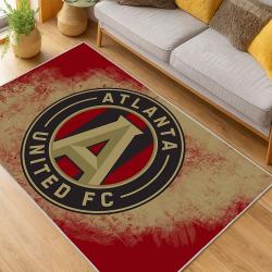 MLS Atlanta United Fc Soccer Team Logo Sport Carpet Area Rug Home Decor Gift AUFC83