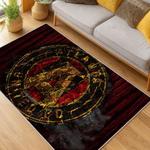 mls atlanta united fc soccer team logo sport carpet area rug home decor gift living room aufc86