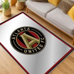 MLS Atlanta United Fc Soccer Team Logo Sport Carpet Area Rug Home Decor Gift AUFC88