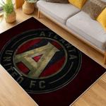 mls atlanta united fc soccer team logo sport carpet area rug home decor gift living room aufc90