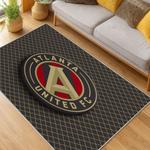 mls atlanta united fc soccer team logo sport carpet area rug home decor gift living room aufc95