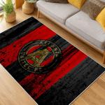 mls atlanta united fc soccer team logo sport carpet area rug home decor gift living room aufc96