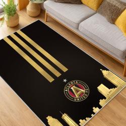 MLS Atlanta United Fc Soccer Team Logo Sport Carpet Area Rug Home Decor Gift AUFC98