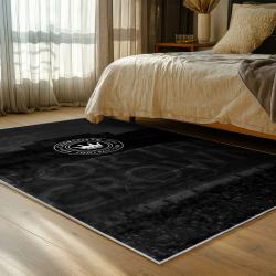 mls charlotte fc soccer team logo sport carpet area rug home bedroom cfc26